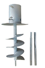 Jordspyd m/holder galvaniseret stål